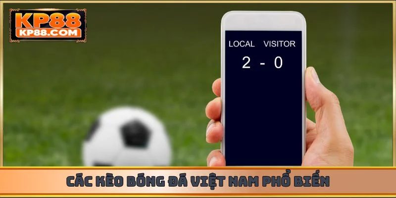 Các kèo bóng đá Việt Nam phổ biến